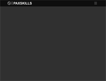 Tablet Screenshot of paxskills.com